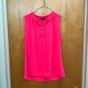 Banana Republic Vibrant hot Pink Sleeveless Blouse